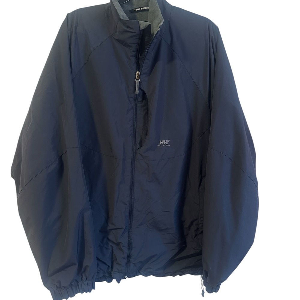 Helly Hansen navy crewneck men’s jacket windbreaker xxl